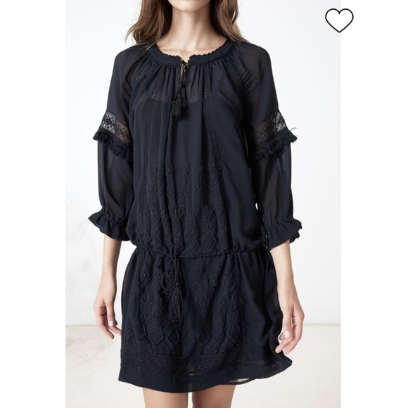 ULLA JOHNSON Frances Silk Dress US 4 - Picture 7 of 16